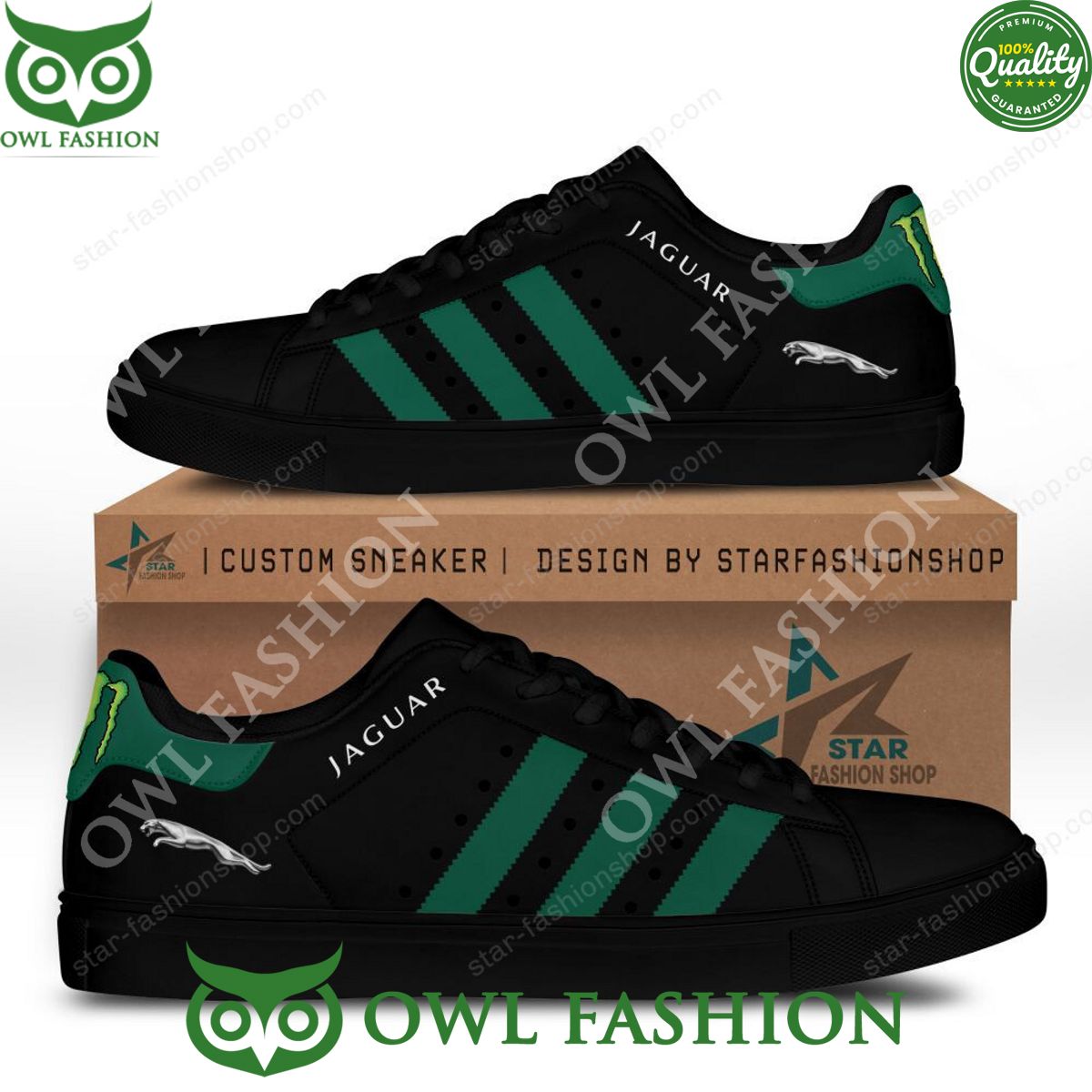 Jaguar Automobile Vintage Car Stan Smith - Adult & Kids T-Shirts, Sweatshirts & Hoodies apparel design preview 1