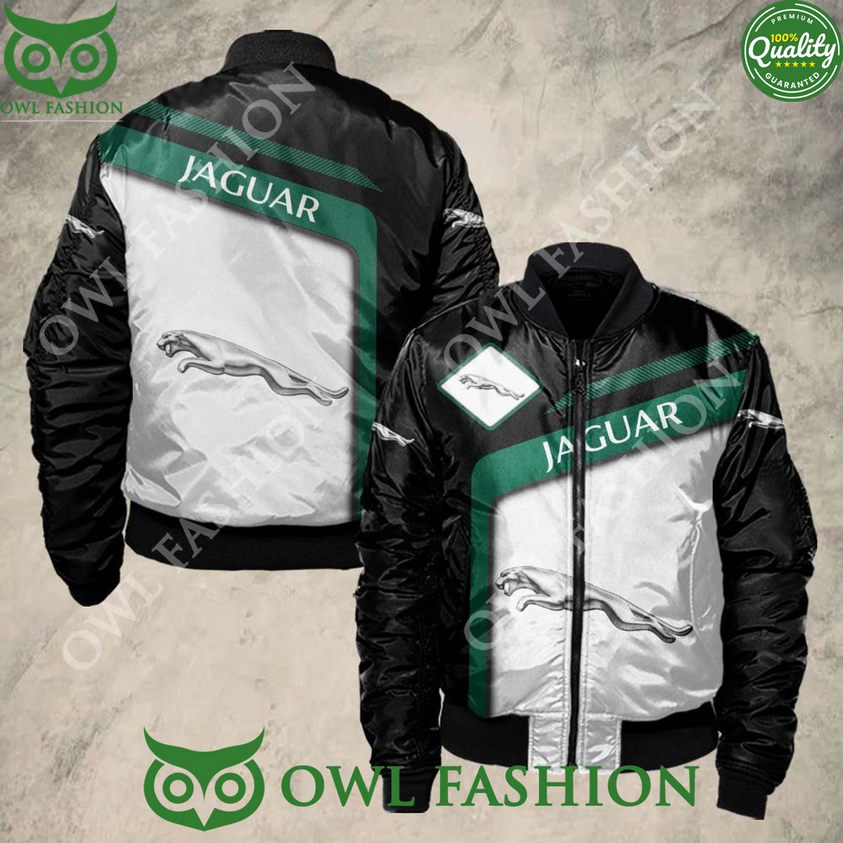 Jaguar Cars Sport 3D Bomber Jacket - Adult & Kids T-Shirts, Sweatshirts & Hoodies apparel design preview 1