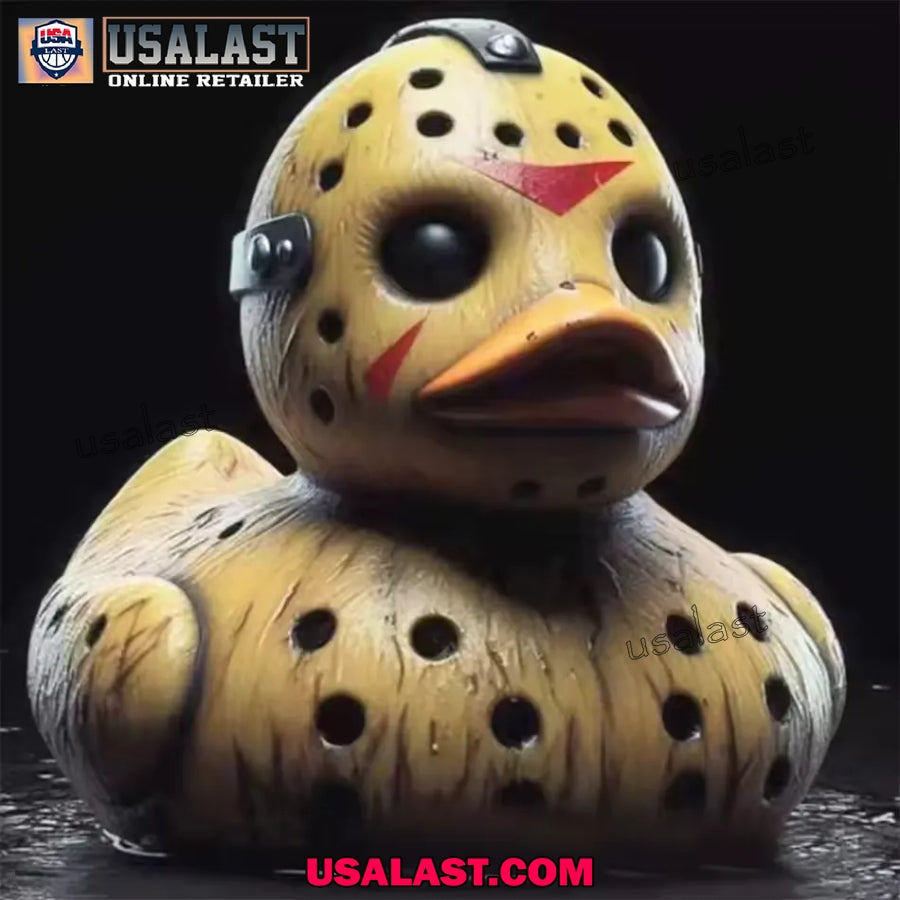 Jason Voorhees Halloween Horror Duck Resin Ornament - Adult & Kids T-Shirts, Sweatshirts & Hoodies apparel design preview 1