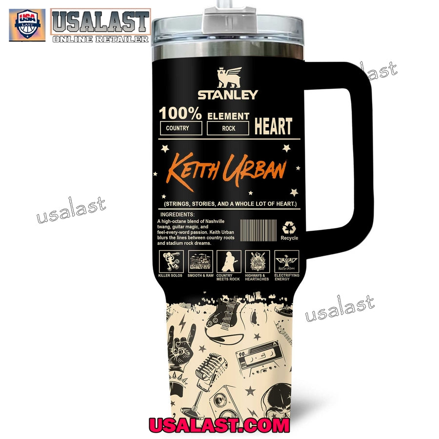 Keith Urban Limited Edition 40oz Tumbler Cup - Adult & Kids T-Shirts, Sweatshirts & Hoodies apparel design preview 1