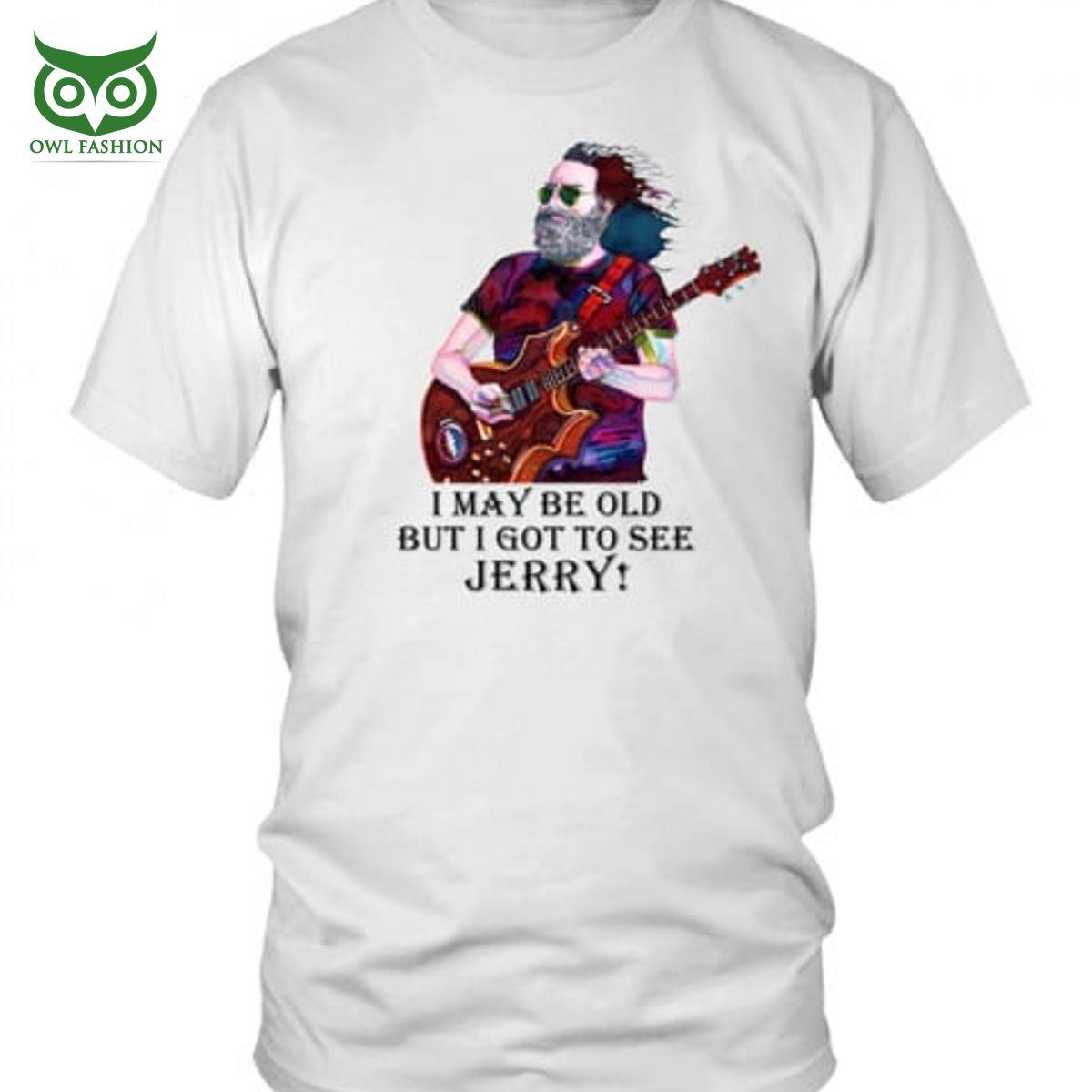 Jerry Garcia Rock Band 2d Classic - Adult & Kids T-Shirts, Sweatshirts & Hoodies apparel design preview 1