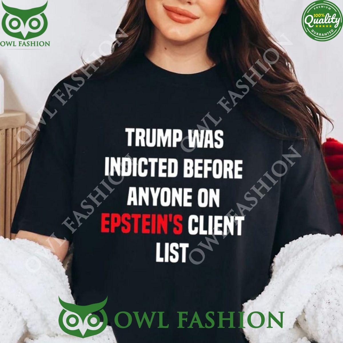 Joel Bauman Trump Was Indicted Before Anyone On - Adult & Kids T-Shirts, Sweatshirts & Hoodies apparel design preview 1