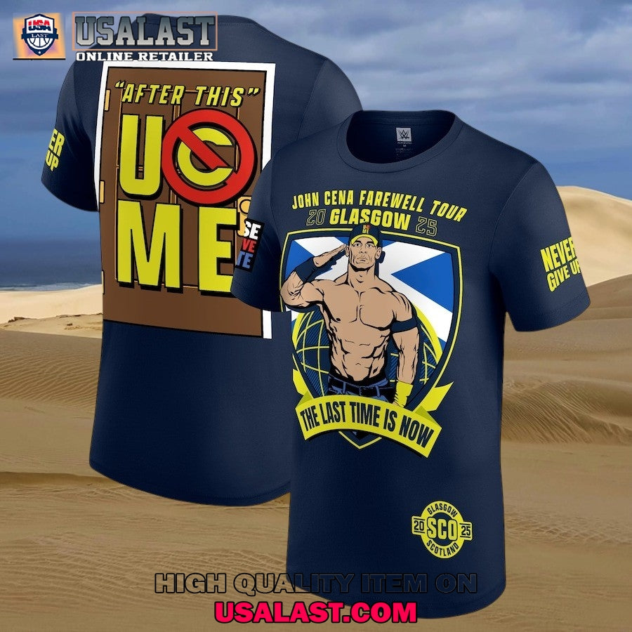 John Cena Farewell Tour 2025 Glasgow - Adult & Kids T-Shirts, Sweatshirts & Hoodies apparel design preview 1