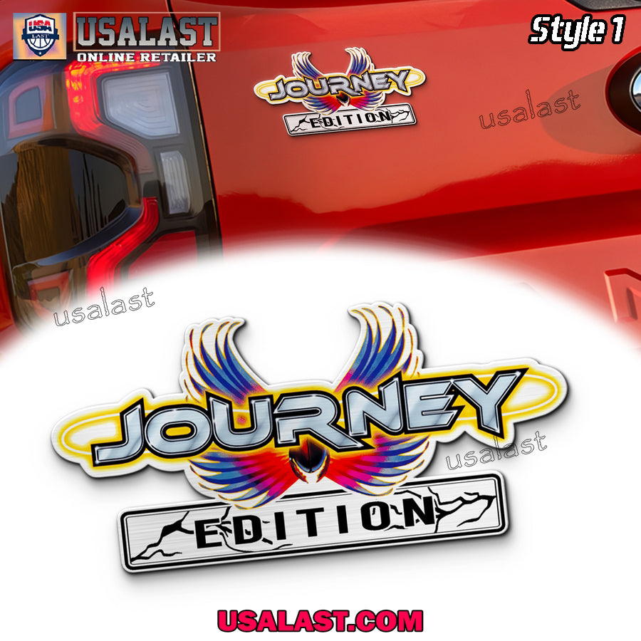 Journey Band Edition 3D Engraved Car Name Emblem - Adult & Kids T-Shirts, Sweatshirts & Hoodies apparel design preview 1