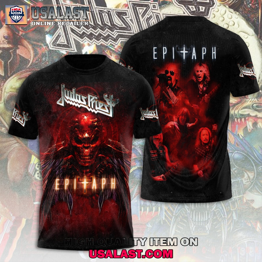 Judas Priest Epitaph Tour 2025 Trending - Adult & Kids T-Shirts, Sweatshirts & Hoodies apparel design preview 1