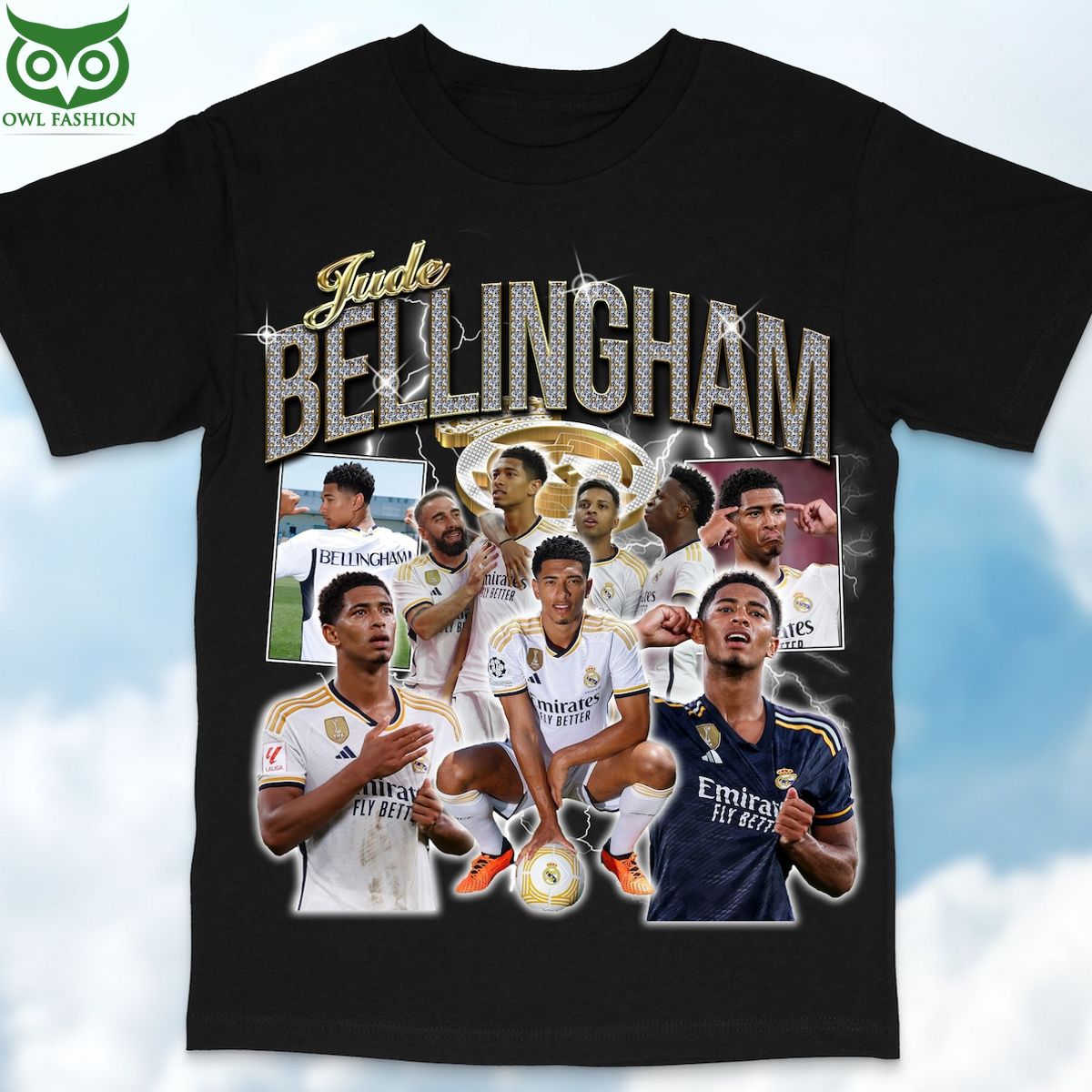 Jude Bellingham Real Madrid Hot trend Shop Owl - Adult & Kids T-Shirts, Sweatshirts & Hoodies apparel design preview 1