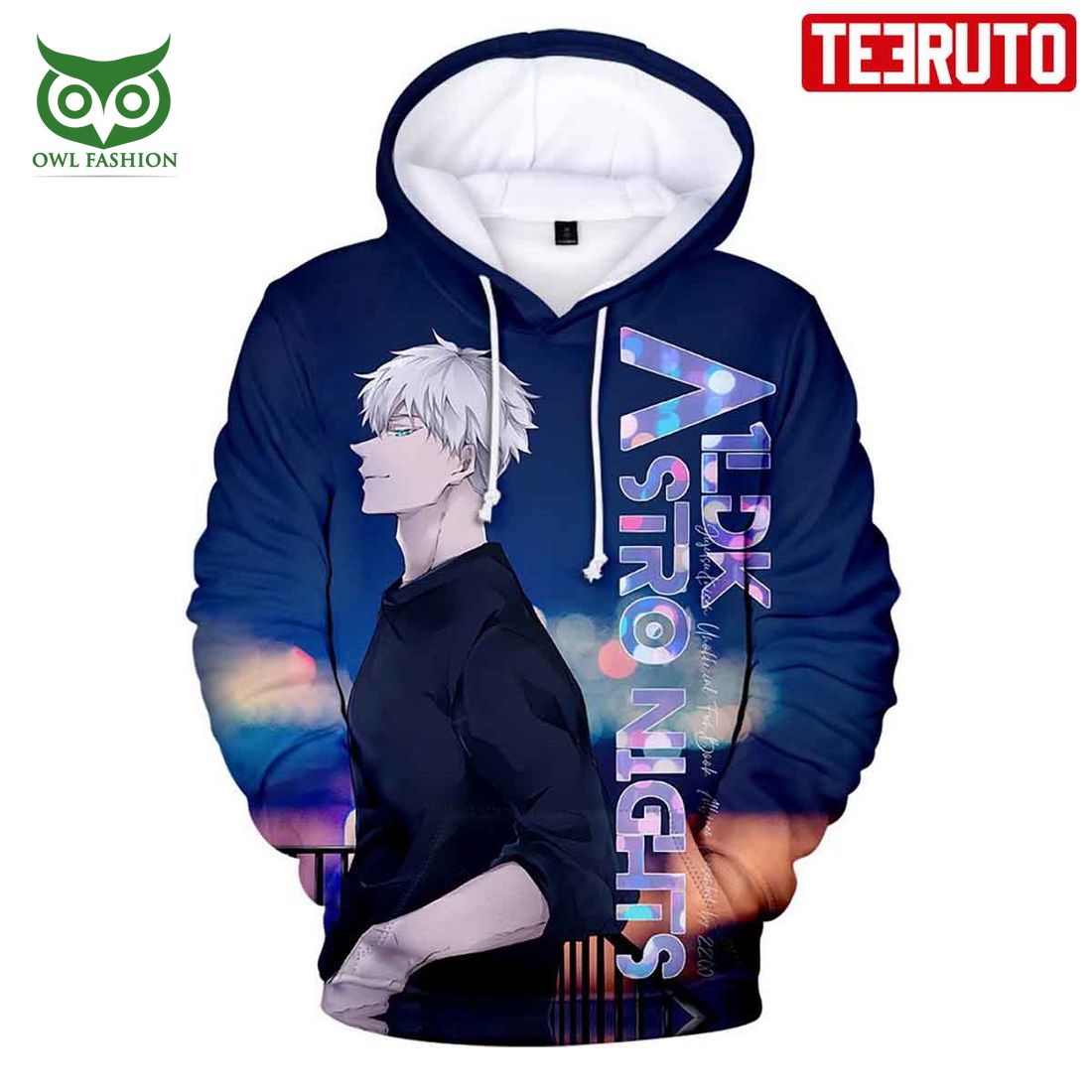 Jujutsu Kaisen Anime Astro Nights HD 3D AOP - Adult & Kids T-Shirts, Sweatshirts & Hoodies apparel design preview 1