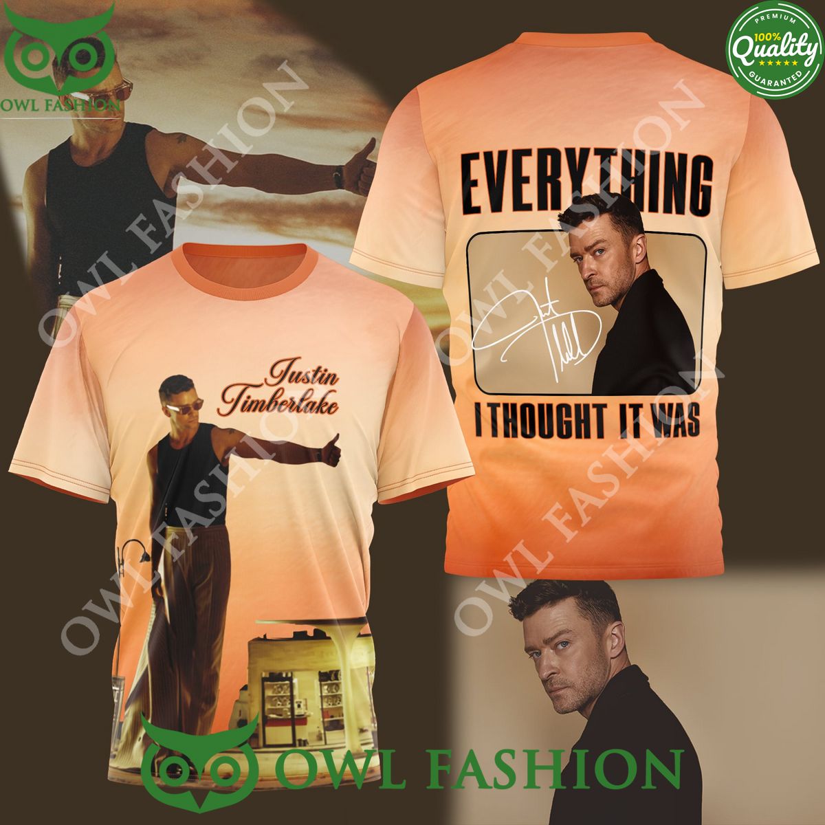 Justin Timberlake Everything I thought it was - Adult & Kids T-Shirts, Sweatshirts & Hoodies apparel design preview 1