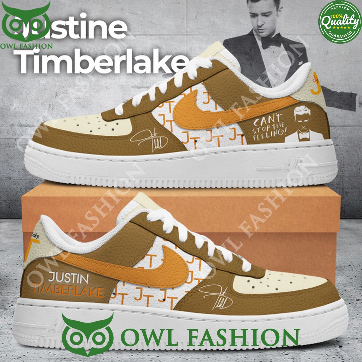 Justine Timberlake Cant stop the feeling air force 1 - Adult & Kids T-Shirts, Sweatshirts & Hoodies apparel design preview 1