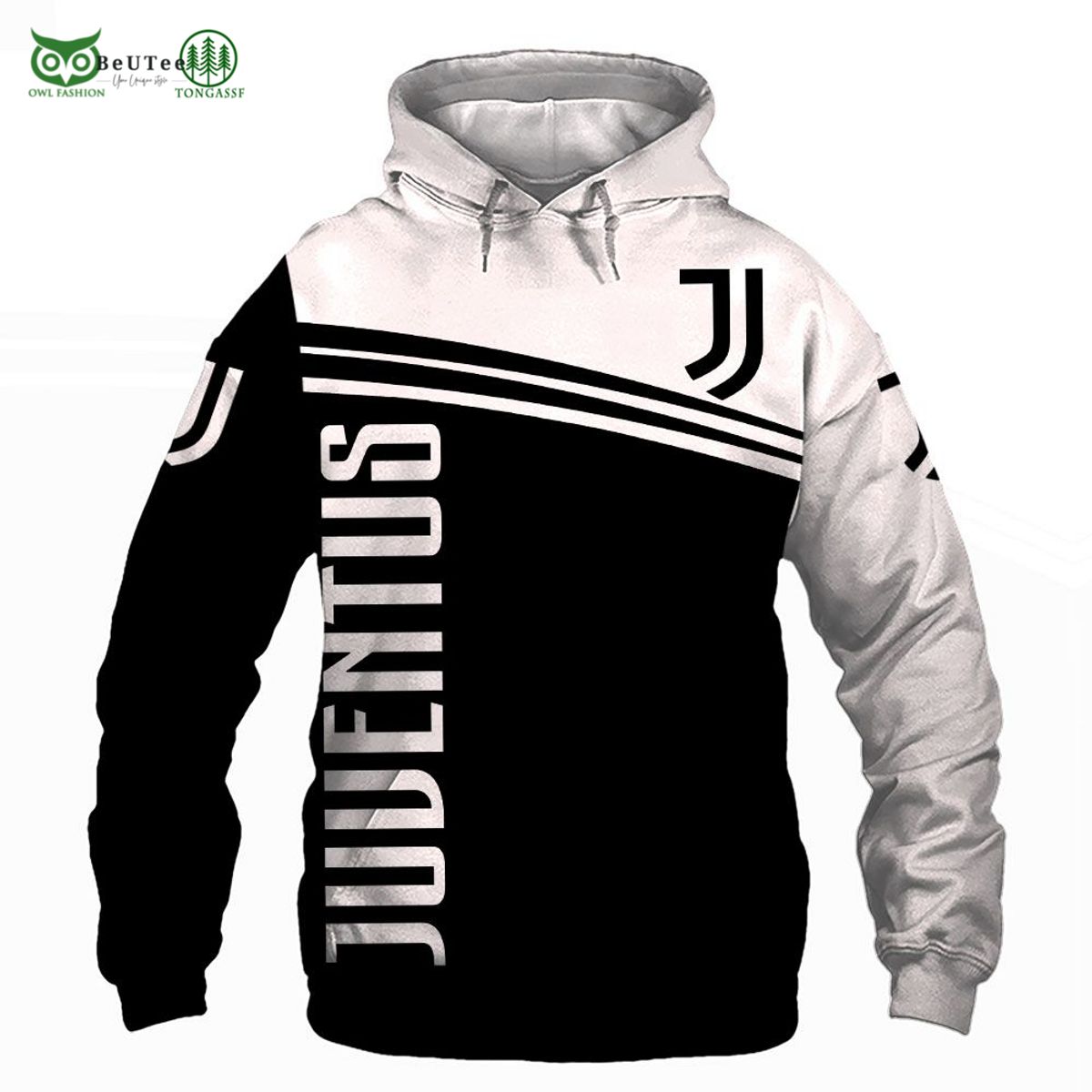 Juventus Lega Serie A 3D Printed Sweater - Adult & Kids T-Shirts, Sweatshirts & Hoodies apparel design preview 1