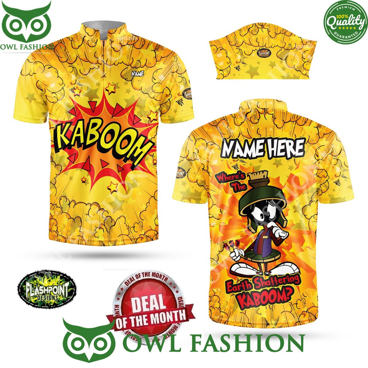 Kaboom where is the earth shattering Personalized - Adult & Kids T-Shirts, Sweatshirts & Hoodies apparel design preview 1