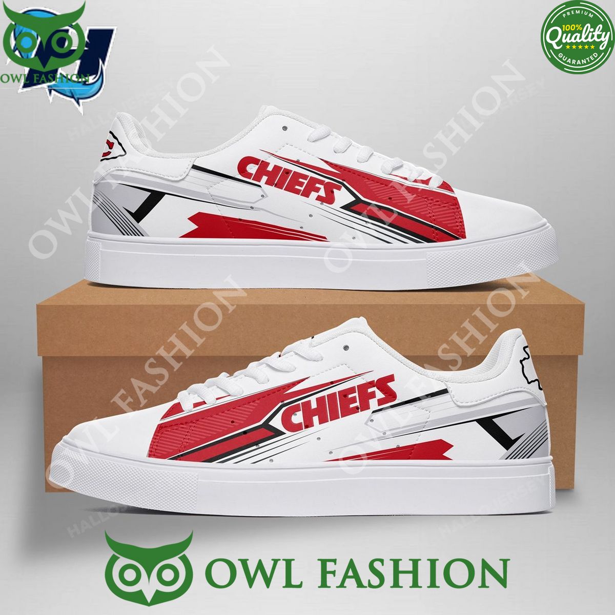 Kansas City Football Gift Chiefs Stan Smith Sneakers - Adult & Kids T-Shirts, Sweatshirts & Hoodies apparel design preview 1