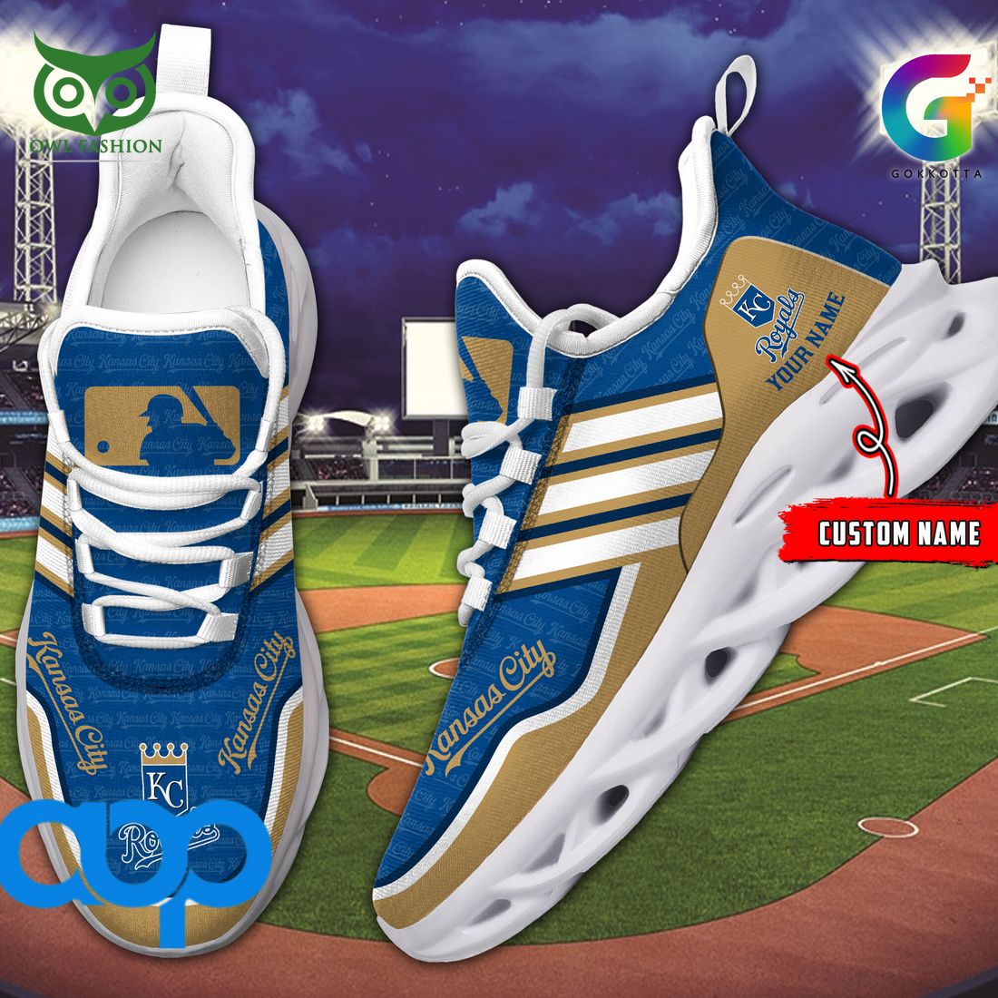 Kansas City Royals MLB Personalized New Max Soul - Adult & Kids T-Shirts, Sweatshirts & Hoodies apparel design preview 1