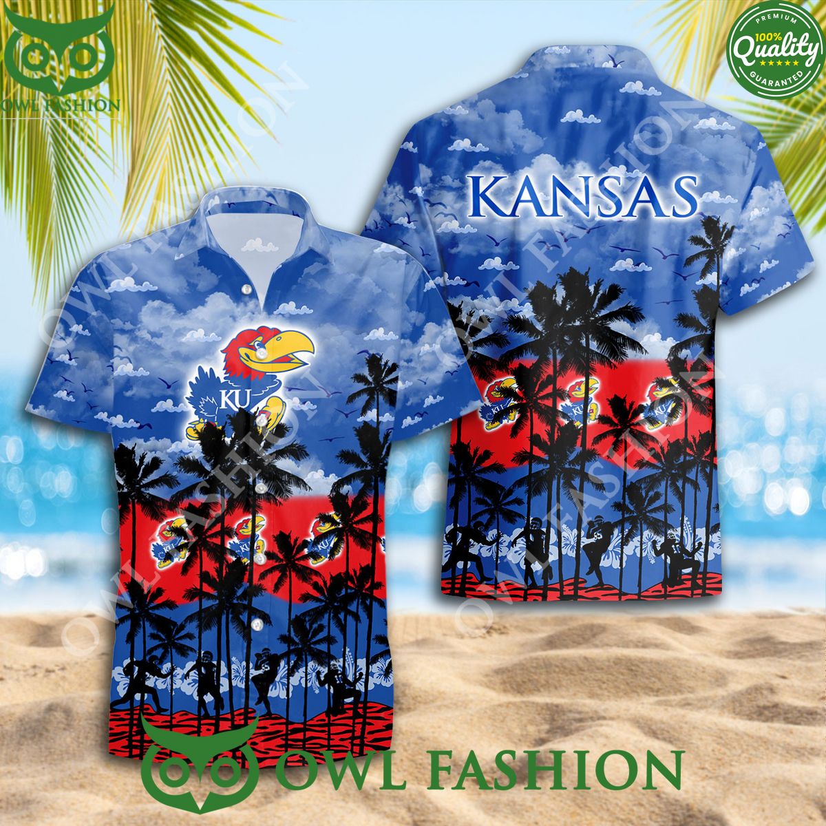 Kansas Jayhawks NCAA New Designed Trending 2024 - Adult & Kids T-Shirts, Sweatshirts & Hoodies apparel design preview 1