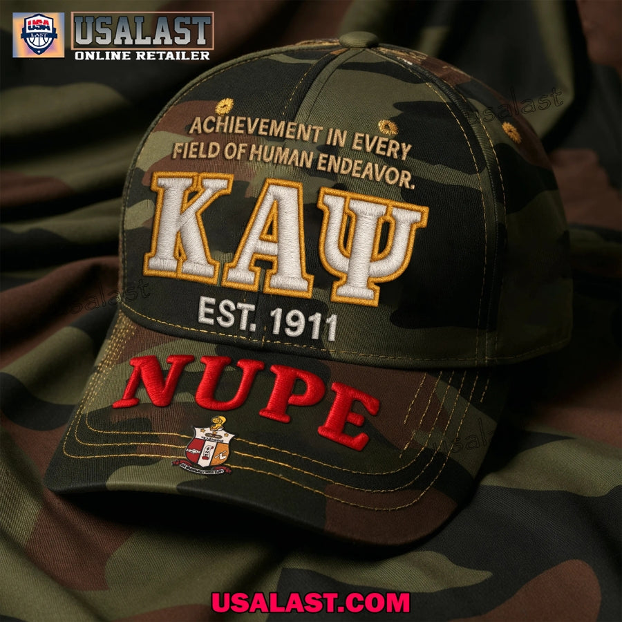 Kappa Alpha Psi Fraternity Camouflage Classic Cap - Adult & Kids T-Shirts, Sweatshirts & Hoodies apparel design preview 1