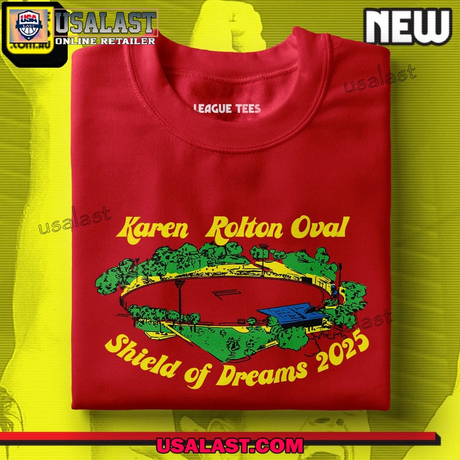 Karen Rolton Oval Shield of Dreams - Adult & Kids T-Shirts, Sweatshirts & Hoodies apparel design preview 1