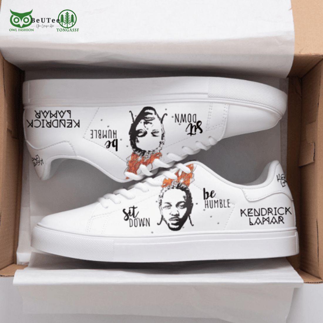 Kendrick Lamar 3D Over Printed Stan Smith Shoes - Adult & Kids T-Shirts, Sweatshirts & Hoodies apparel design preview 1