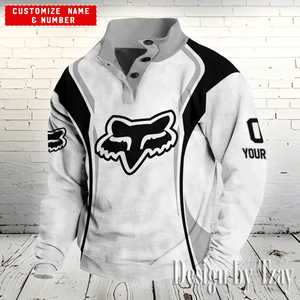 Fox Racing Colorful Stand Collar - Adult & Kids T-Shirts, Sweatshirts & Hoodies apparel design preview 1