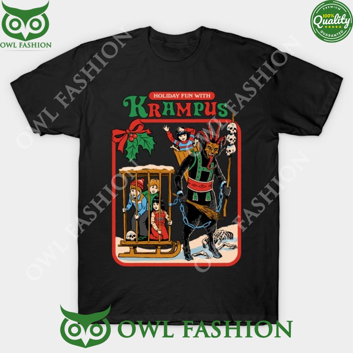 Krampus fun movie - Adult & Kids T-Shirts, Sweatshirts & Hoodies apparel design preview 1