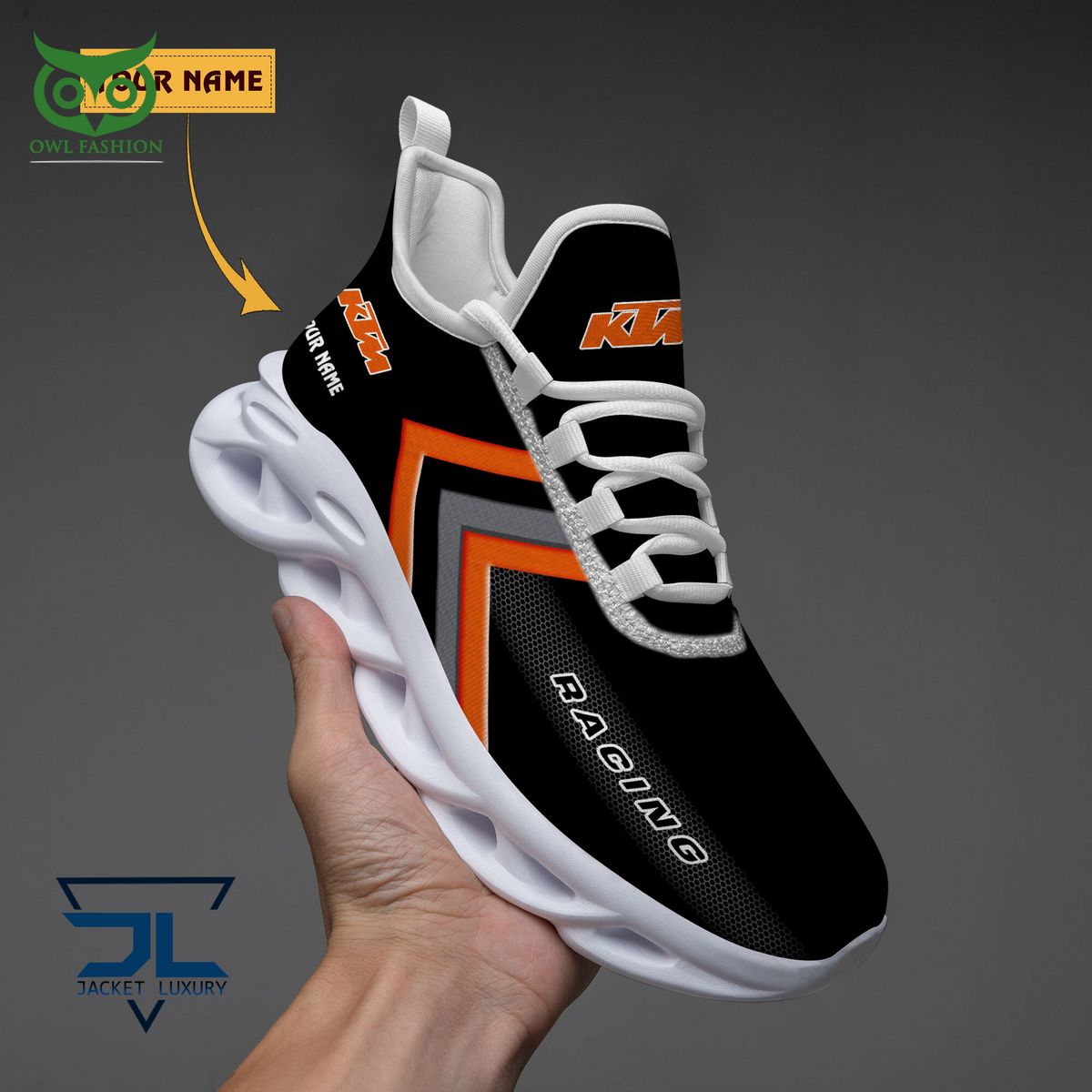 KTM Automobile Brand Personalized Max Soul Shoes - Adult & Kids T-Shirts, Sweatshirts & Hoodies apparel design preview 1