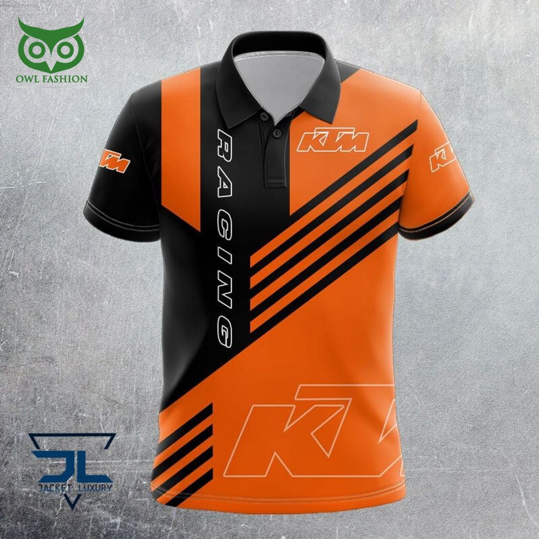 KTM racing Car 3D Polo - Adult & Kids T-Shirts, Sweatshirts & Hoodies apparel design preview 1