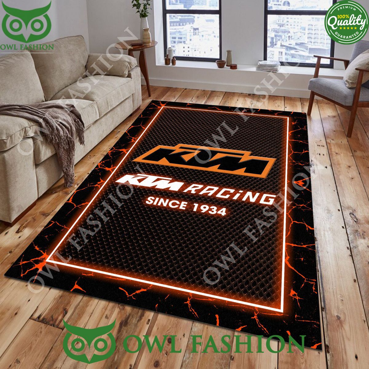 KTM Racing Motor Automobile Living Room Custom Color - Adult & Kids T-Shirts, Sweatshirts & Hoodies apparel design preview 1