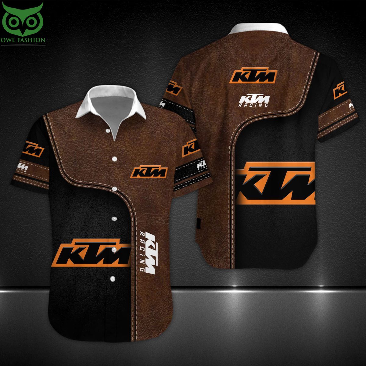 KTM Racing Motorcycle Brand Custom Hawaiian Short - Adult & Kids T-Shirts, Sweatshirts & Hoodies apparel design preview 1