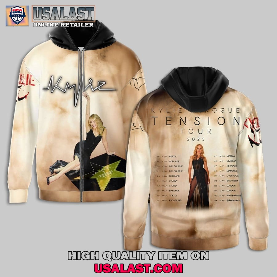 Kylie Minogue Tension Tour 2025 3D - Adult & Kids T-Shirts, Sweatshirts & Hoodies apparel design preview 1
