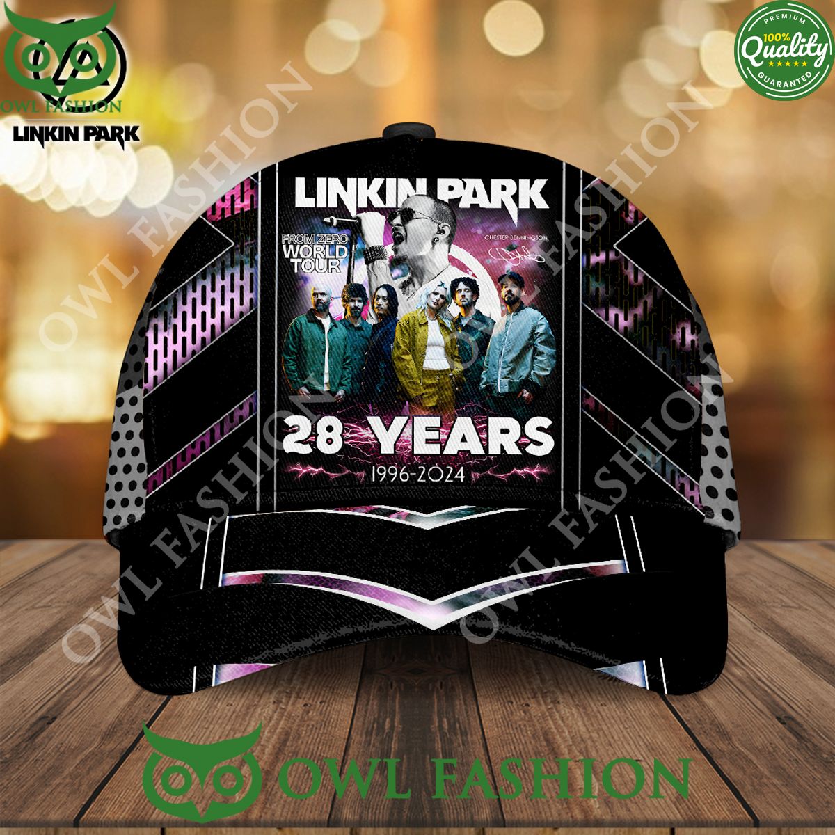 Linkin Park World Tour Rock Band Limited Classic Cap - Adult & Kids T-Shirts, Sweatshirts & Hoodies apparel design preview 1