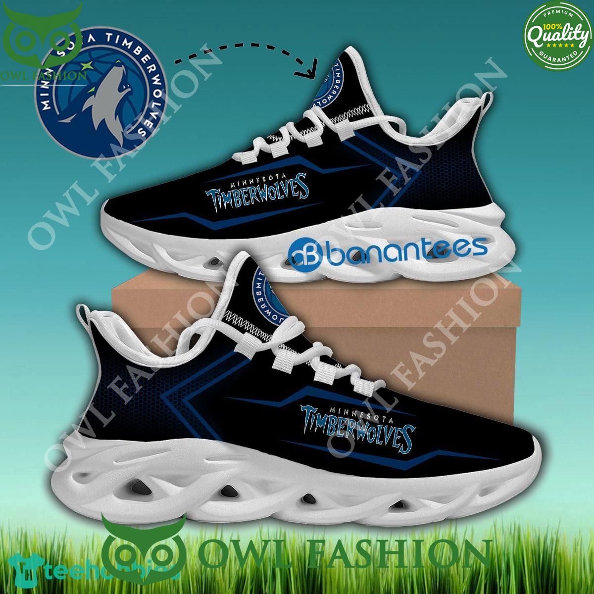 Minnesota Timberwolves NBA Sport Sneaker Trademark - Adult & Kids T-Shirts, Sweatshirts & Hoodies apparel design preview 1