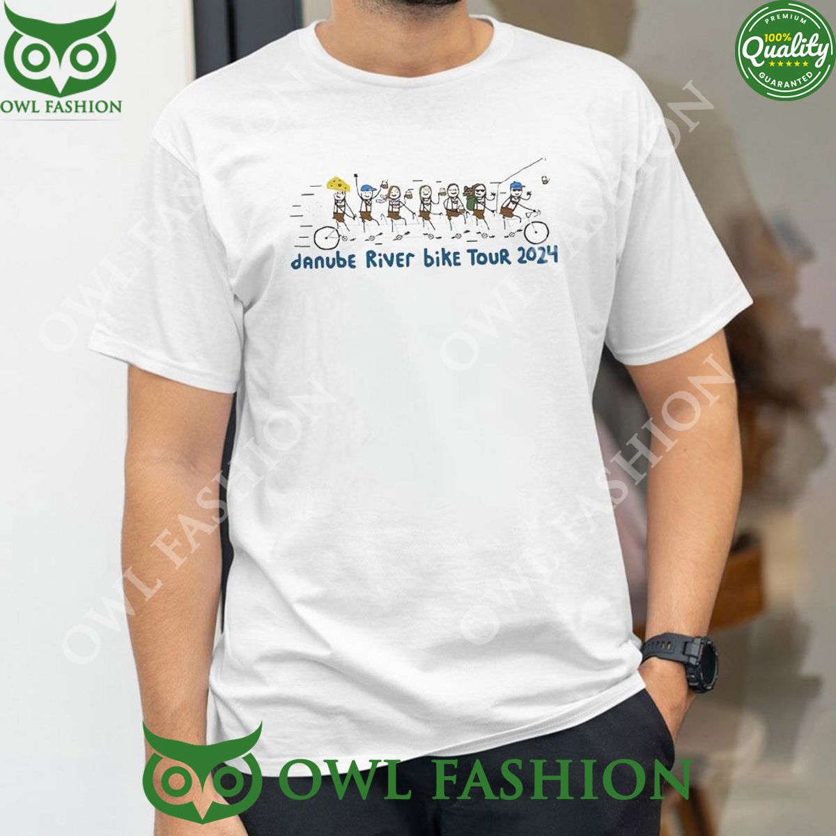 Danube River Bike Tour 2024 Limited - Adult & Kids T-Shirts, Sweatshirts & Hoodies apparel design preview 1