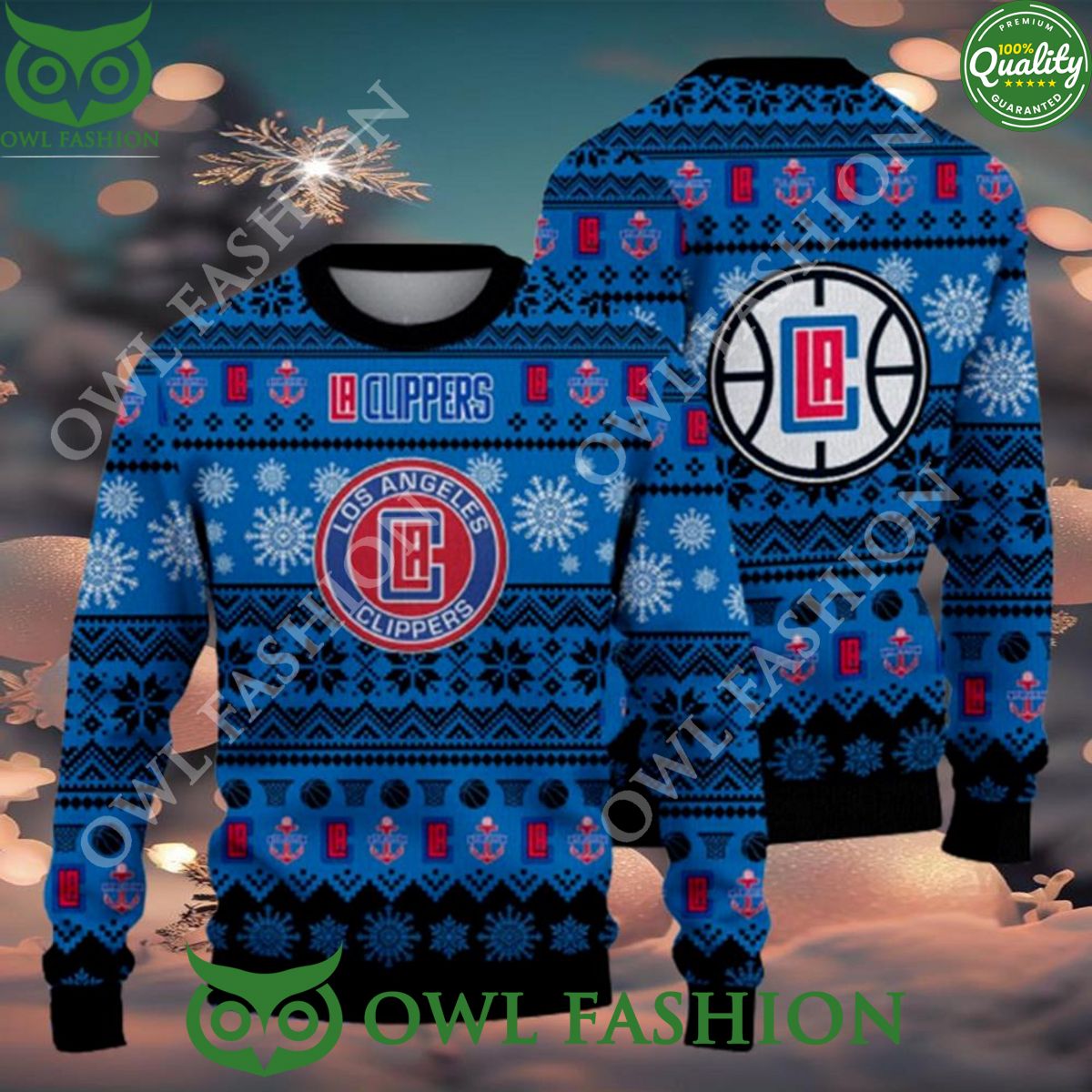 LA Clippers National Basketball Association Ugly - Adult & Kids T-Shirts, Sweatshirts & Hoodies apparel design preview 1