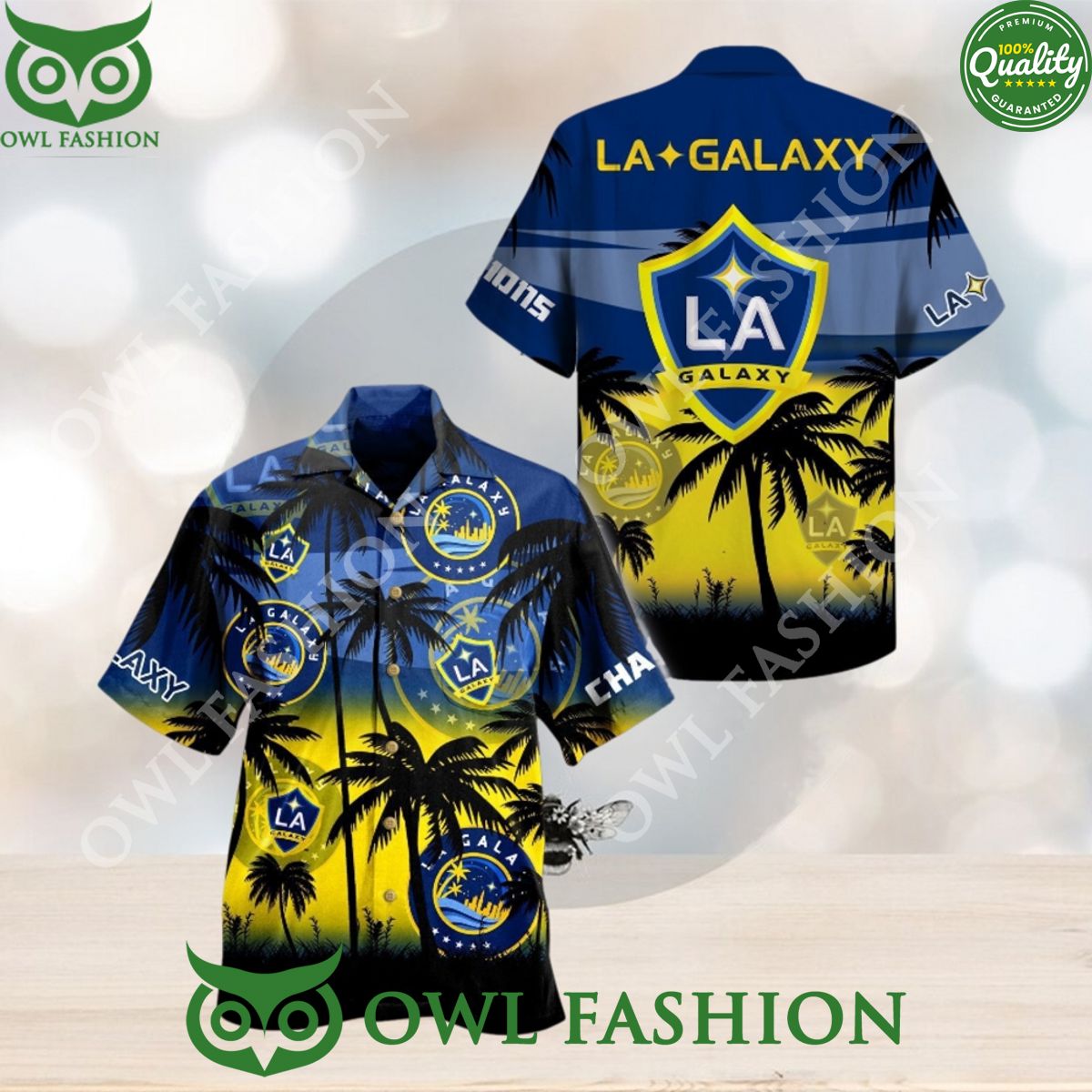 La Galaxy MLS America Football Team Hawaiian - Adult & Kids T-Shirts, Sweatshirts & Hoodies apparel design preview 1