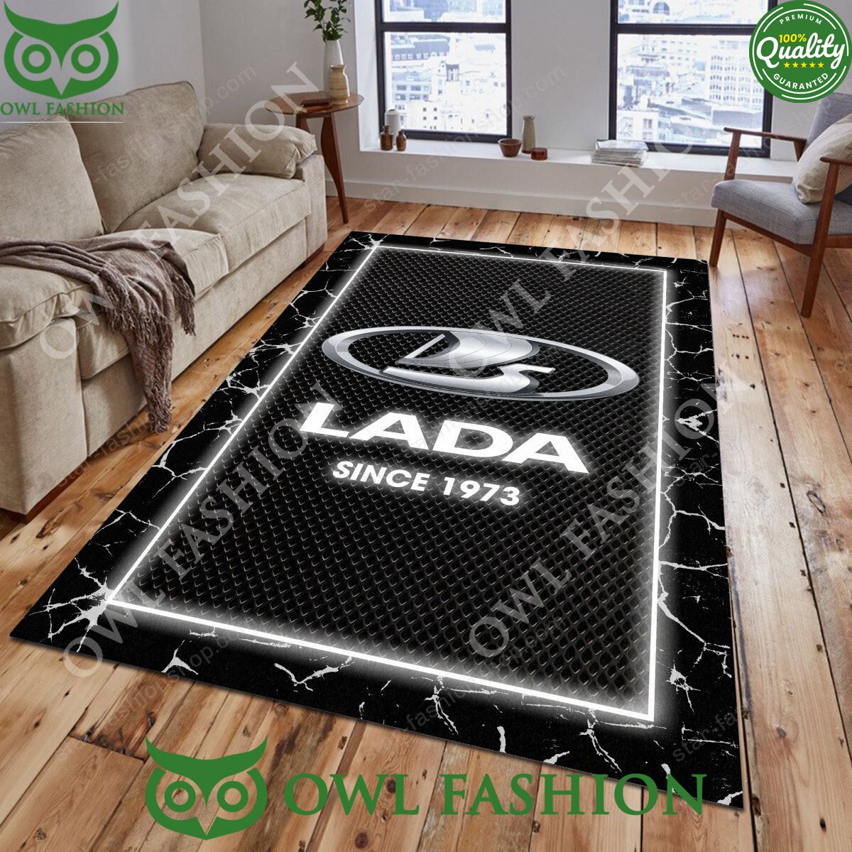 Lada Car Carpet Rug Living Room 2024 - Adult & Kids T-Shirts, Sweatshirts & Hoodies apparel design preview 1