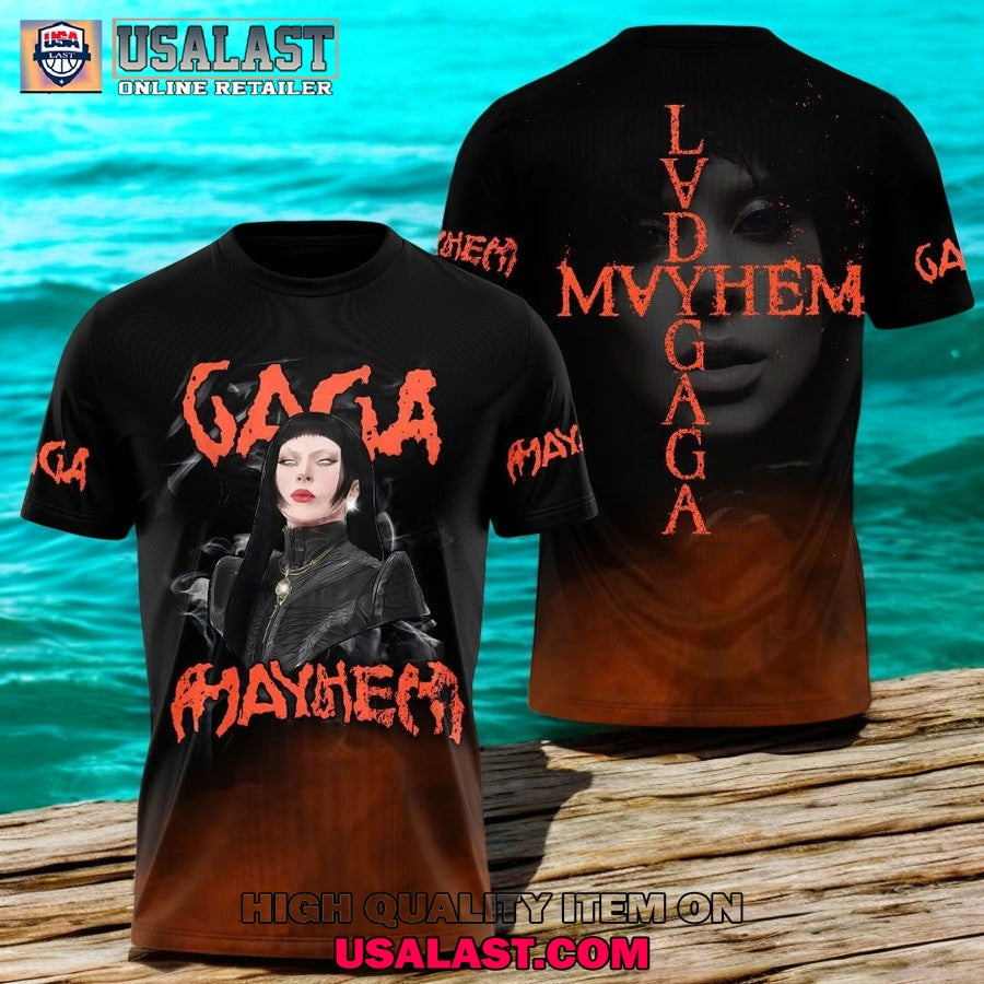 Lady Gaga The Mayhem Ball 2025 Tour 3D - Adult & Kids T-Shirts, Sweatshirts & Hoodies apparel design preview 1
