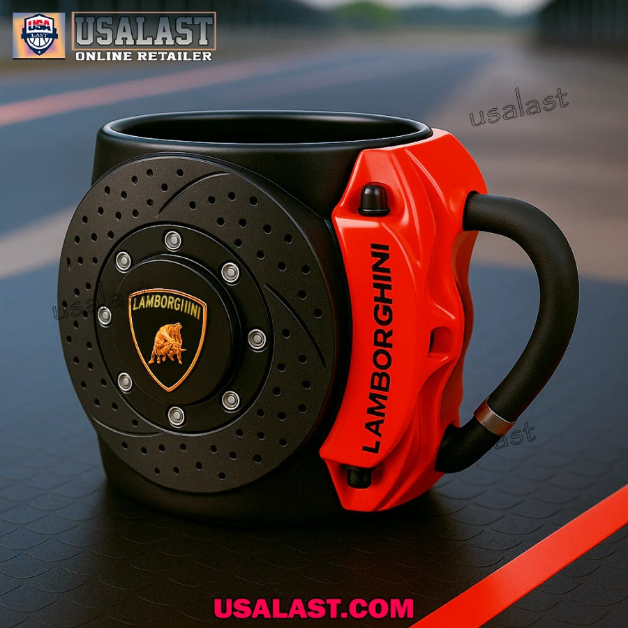 Lamborghini Brake Caliper Mug - Adult & Kids T-Shirts, Sweatshirts & Hoodies apparel design preview 1