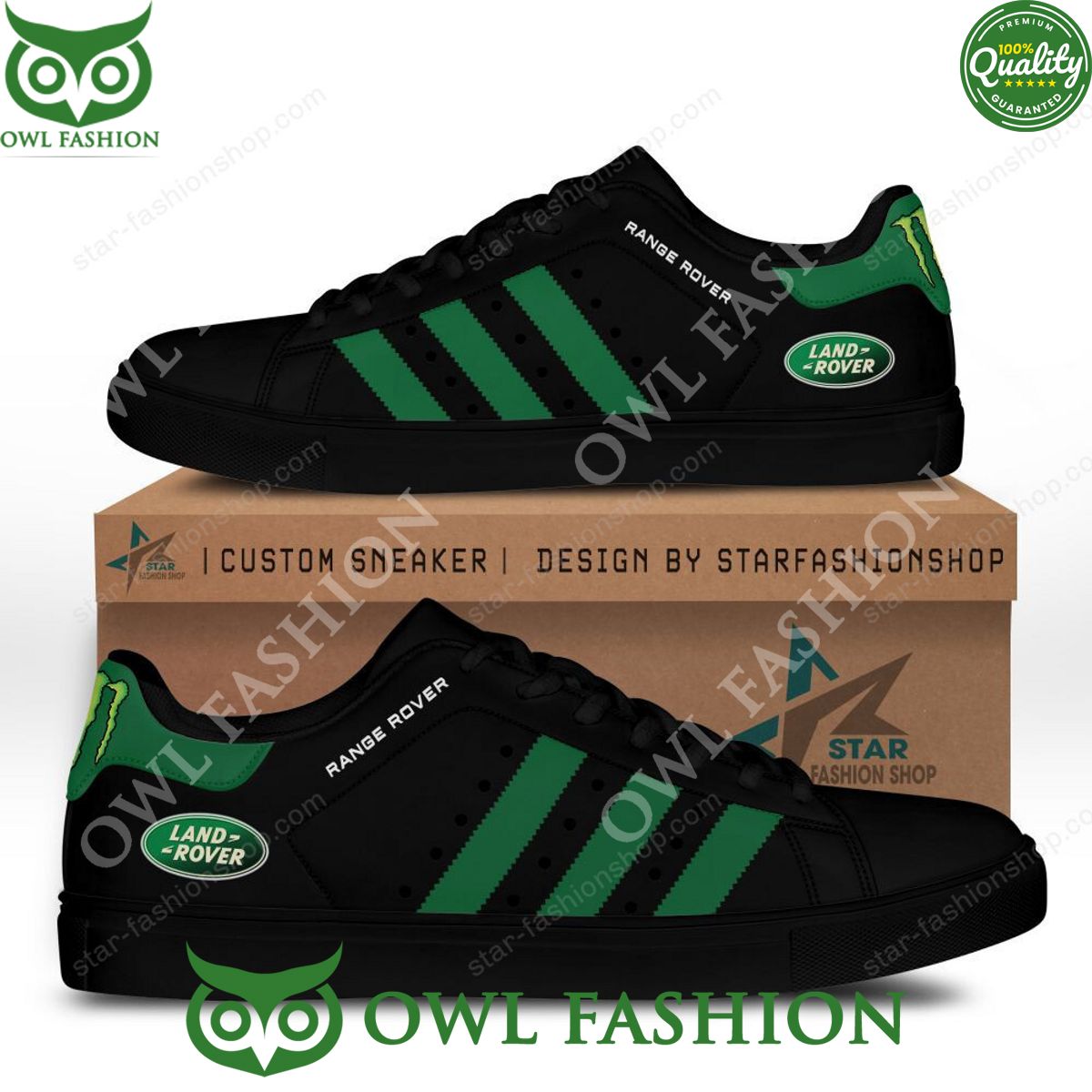 Land Rover Black Car Trending Stan Smith - Adult & Kids T-Shirts, Sweatshirts & Hoodies apparel design preview 1