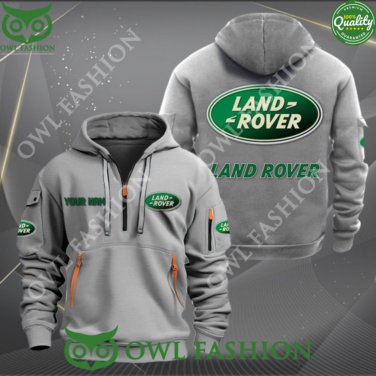 Land Rover British brand Drive Personalized 2d half - Adult & Kids T-Shirts, Sweatshirts & Hoodies apparel design preview 1