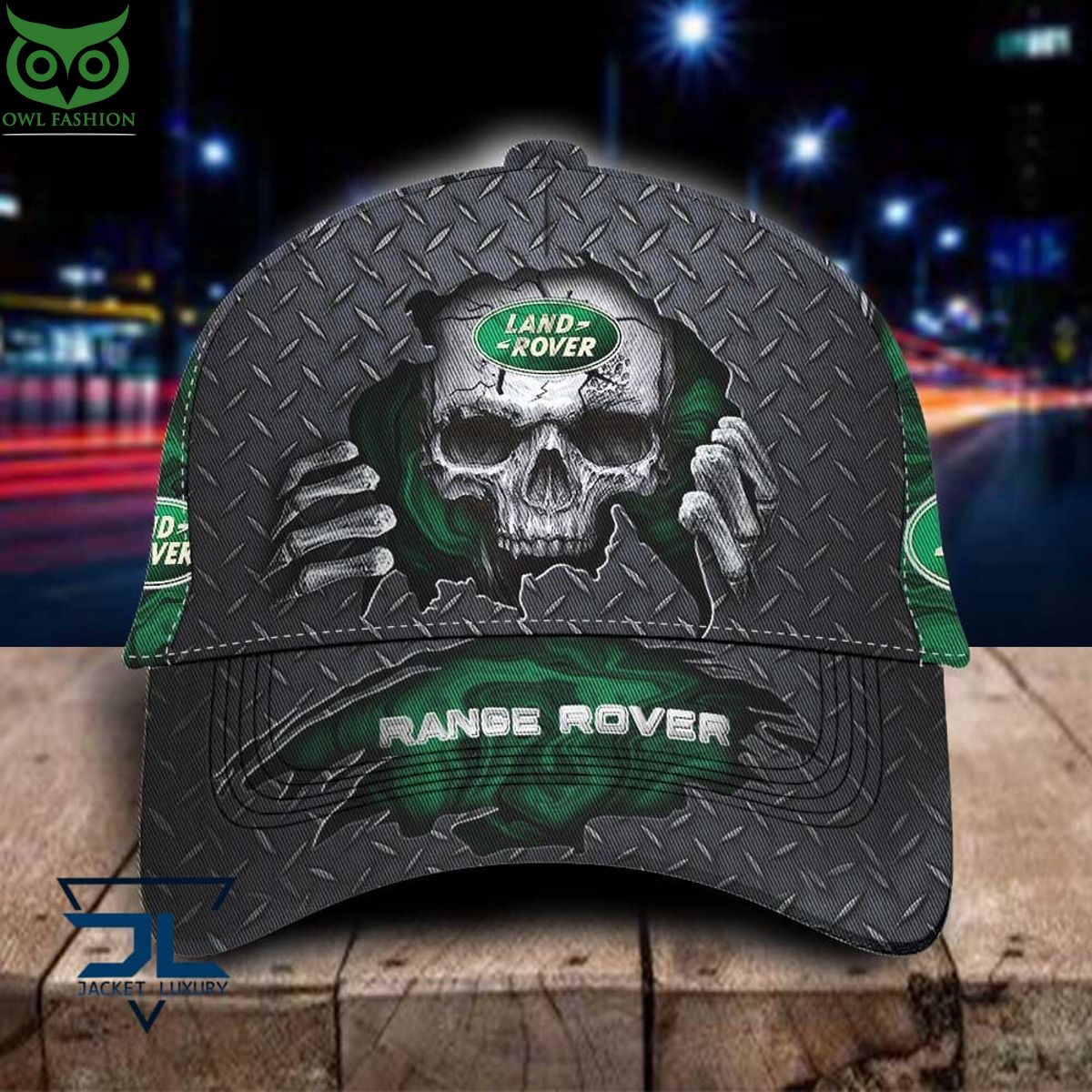 Land Rover Skull Iron Classic Cap - Adult & Kids T-Shirts, Sweatshirts & Hoodies apparel design preview 1
