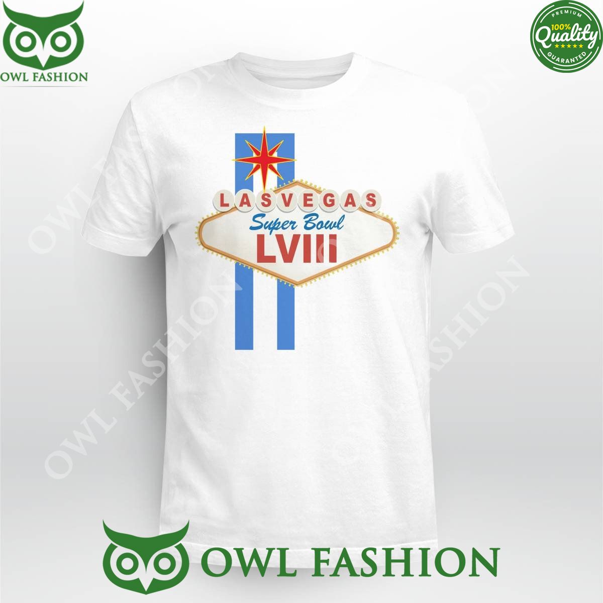 Las Vegas LVIII SuperBowl February 11 2024 - Adult & Kids T-Shirts, Sweatshirts & Hoodies apparel design preview 1