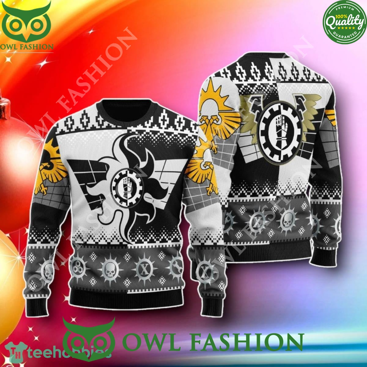 Iron Hands Iconic Christmas New Design 2024 Ugly - Adult & Kids T-Shirts, Sweatshirts & Hoodies apparel design preview 1