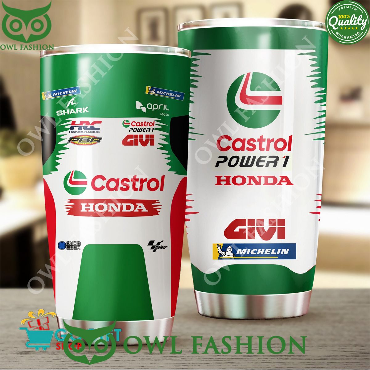 LCR Honda Castrol Team MotoGP Tumbler Cup - Adult & Kids T-Shirts, Sweatshirts & Hoodies apparel design preview 1