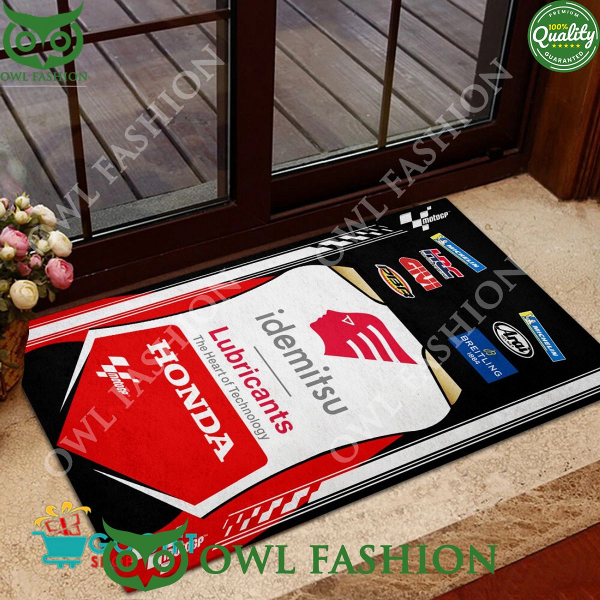 LCR Honda Team 2024 Idemitsu Motorcycle Doormat - Adult & Kids T-Shirts, Sweatshirts & Hoodies apparel design preview 1