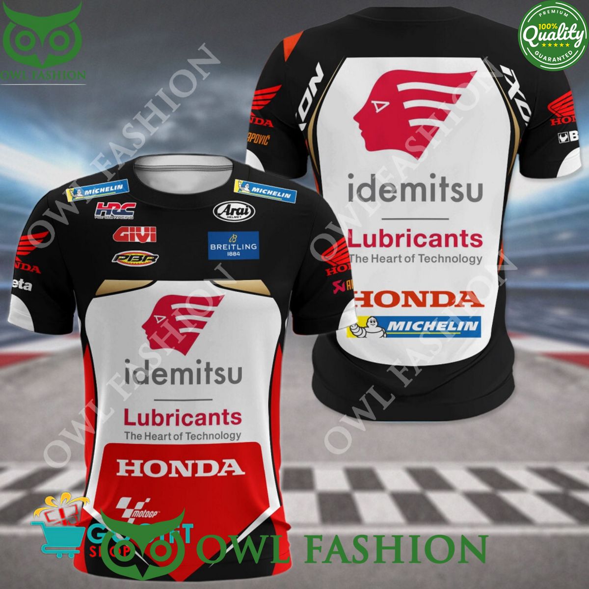 LCR Honda Team 2024 Idemitsu motorcycle polo - Adult & Kids T-Shirts, Sweatshirts & Hoodies apparel design preview 1