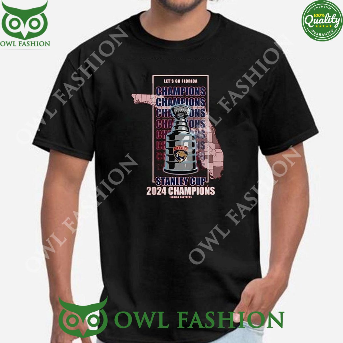 Lets Go Florida Panthers Nhl Stanley Cup Champions - Adult & Kids T-Shirts, Sweatshirts & Hoodies apparel design preview 1