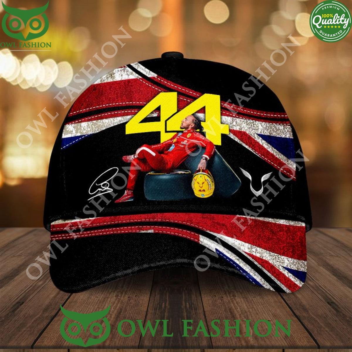 Lewis Hamilton x Scuderia 44 Racing Legendary Classic - Adult & Kids T-Shirts, Sweatshirts & Hoodies apparel design preview 1