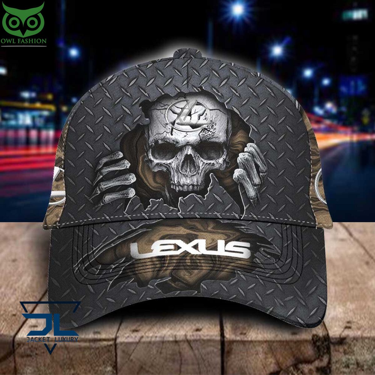 Lexus Car Skull Metal New Classic Cap - Adult & Kids T-Shirts, Sweatshirts & Hoodies apparel design preview 1