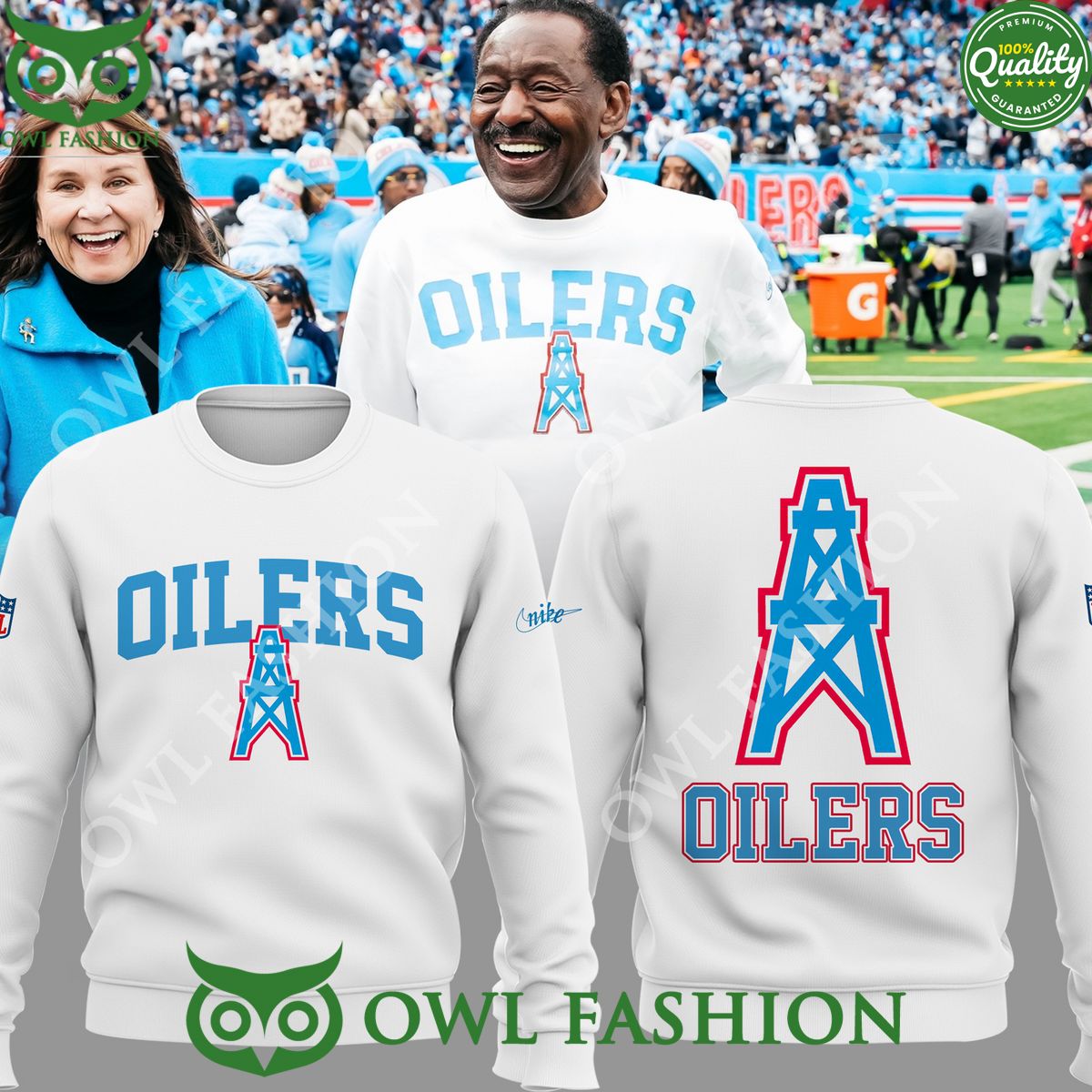 Limited Billy White Johnson Tennessee Titans Football - Adult & Kids T-Shirts, Sweatshirts & Hoodies apparel design preview 1
