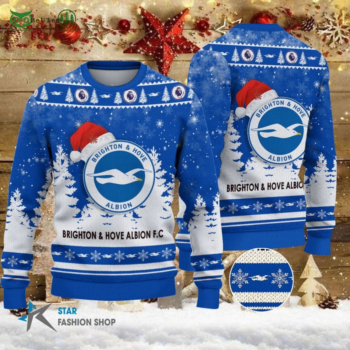 Limited Brighton Hove Albion FC Premier League ugly - Adult & Kids T-Shirts, Sweatshirts & Hoodies apparel design preview 1