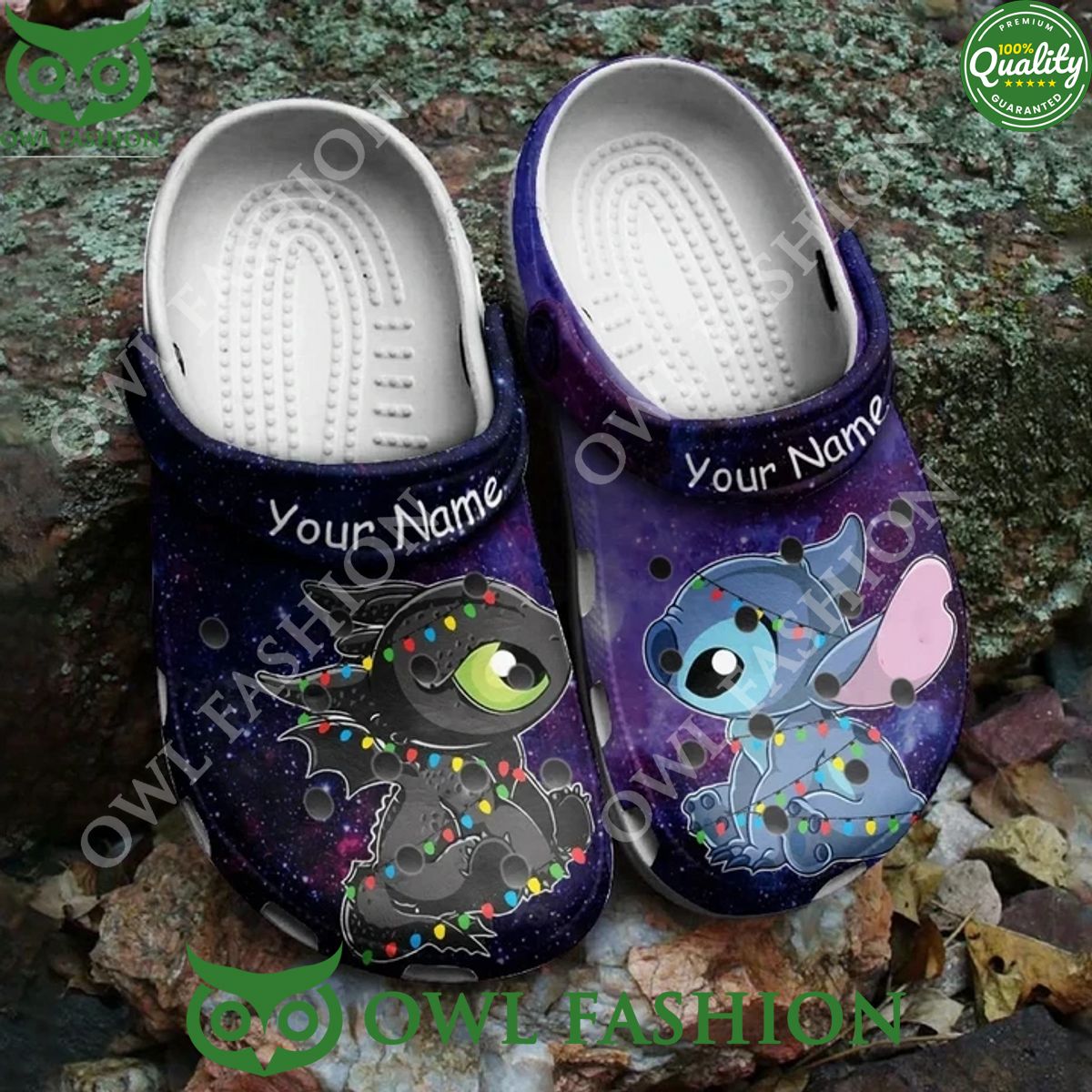 Limited Edition Stich Lights Galaxy Croc - Adult & Kids T-Shirts, Sweatshirts & Hoodies apparel design preview 1
